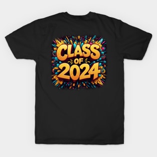 Class Of 2024 Senior Graduation T-Shirt